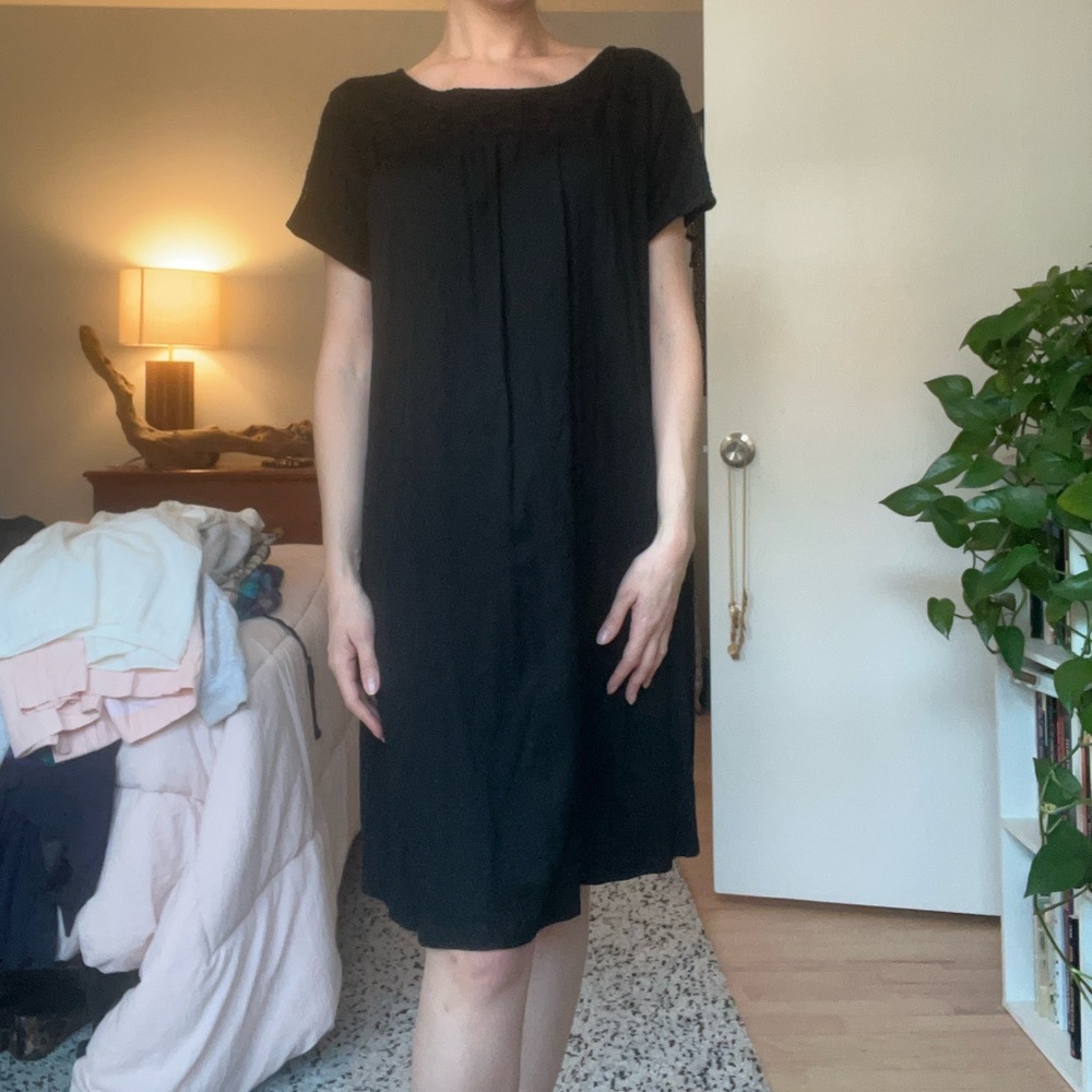 Liz Lange Black Maternity Dress